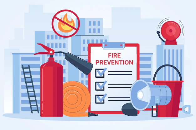 hand-drawn-flat-design-fire-prevention-concept_23-2149139368